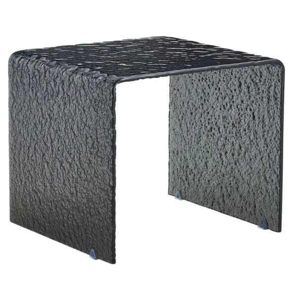 Thermal Glass Side Table; (50x45x42)cm