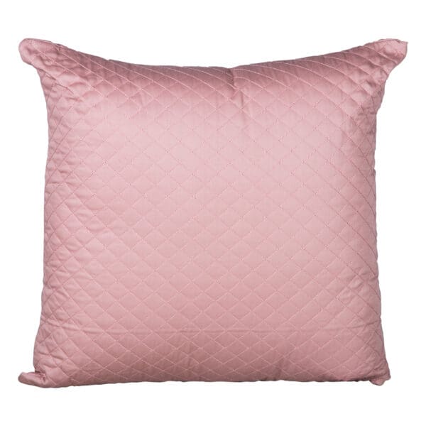 Filled Quilted Cushion Cover, Standard; (45x45)cm, Rosa