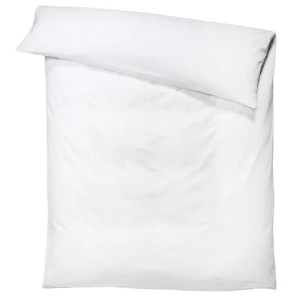 Queen Duvet Cover: 1pc: (220x230)cm, White