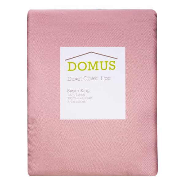SuperKing Duvet Cover: 1pc: (260x270)cm, Rosa