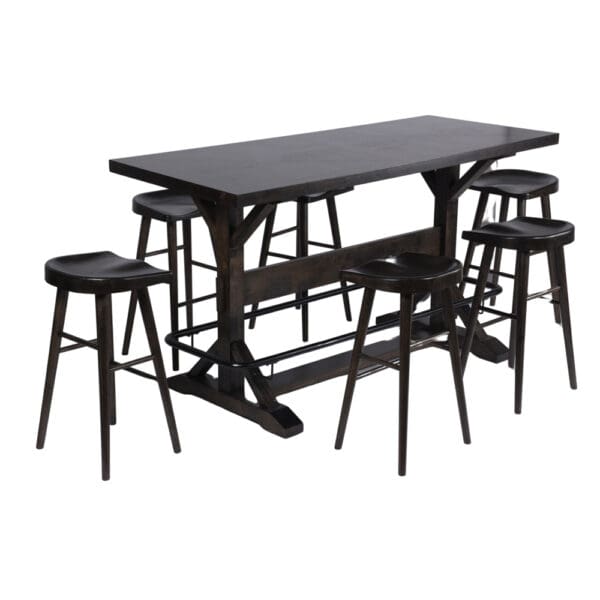 Dining Table (198.3x81.5x106.9cm) + 6 Side Chairs