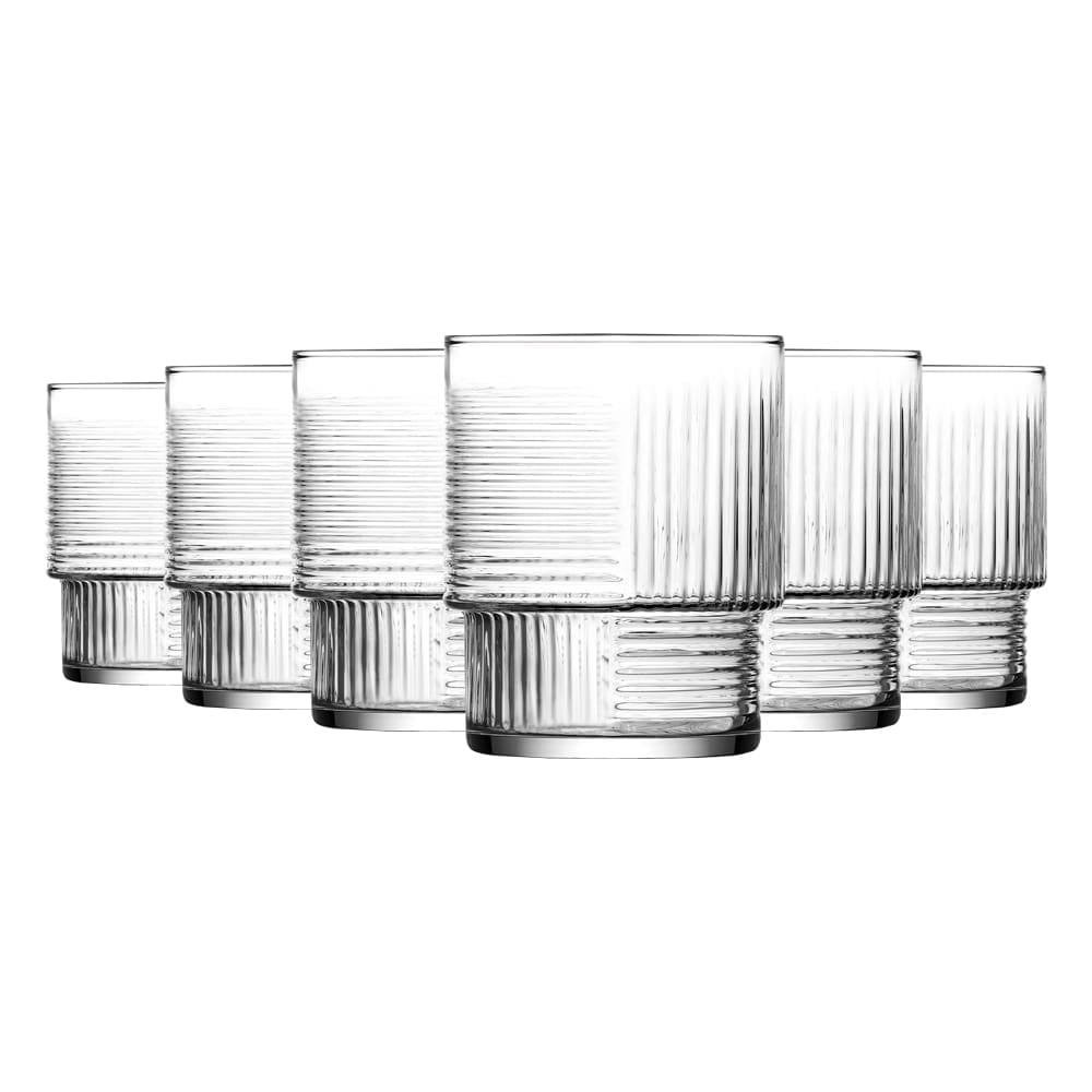 Soft Drink Tumbler Glass Set: 6pcs 325cc