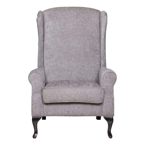 Fabric Arm Chair: 1-Seater; (82x91)cm, Ash