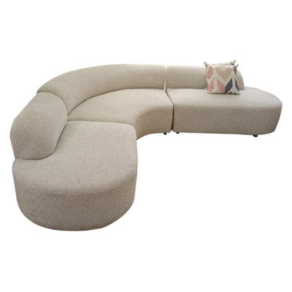Fabric Lounge Corner Sofa, Gellar Marble