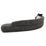 Fabric Corner Sofa Set With Chaise, Grey