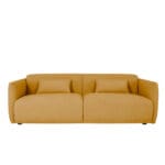 Fabric Sofa; 5-Seater (3+2), Yellow