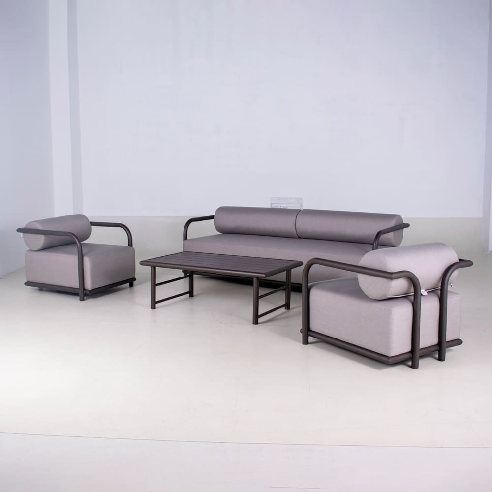 Garden Furniture Set: 5-Seater Sofa (3+1+1) + Coffee Table