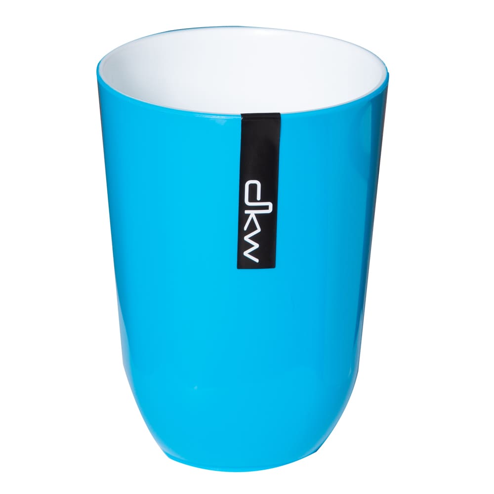 Fusion Life Double Wall Tumbler (16oz), White/Blue