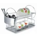 Two Tiers Dish Rack; (50x23x36)cm