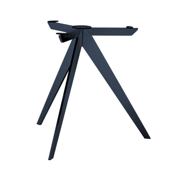 Steel Base For Office Meeting Table; (90x90x75)cm, Iron Grey