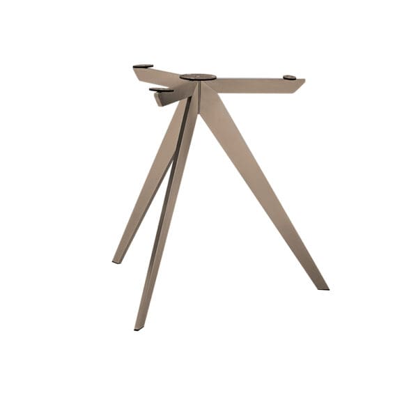 Steel Base For Office Meeting Table; (100x100x75)cm, Light Grey