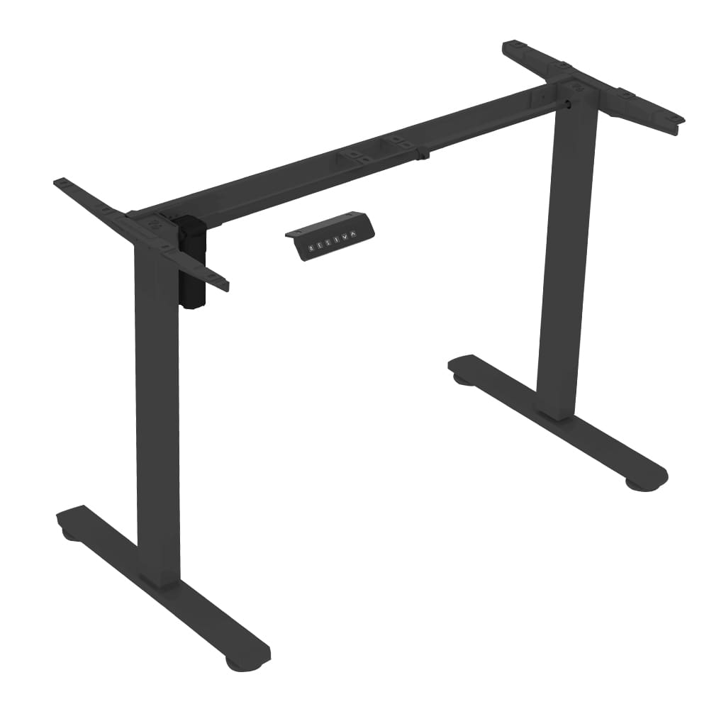 Sunon: Steel Base For Office Desk, Black