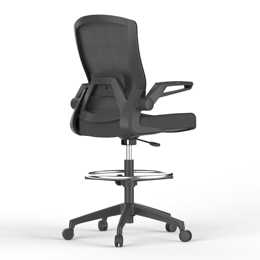 Office Chair; (61.5x57.5x117)cm, Black