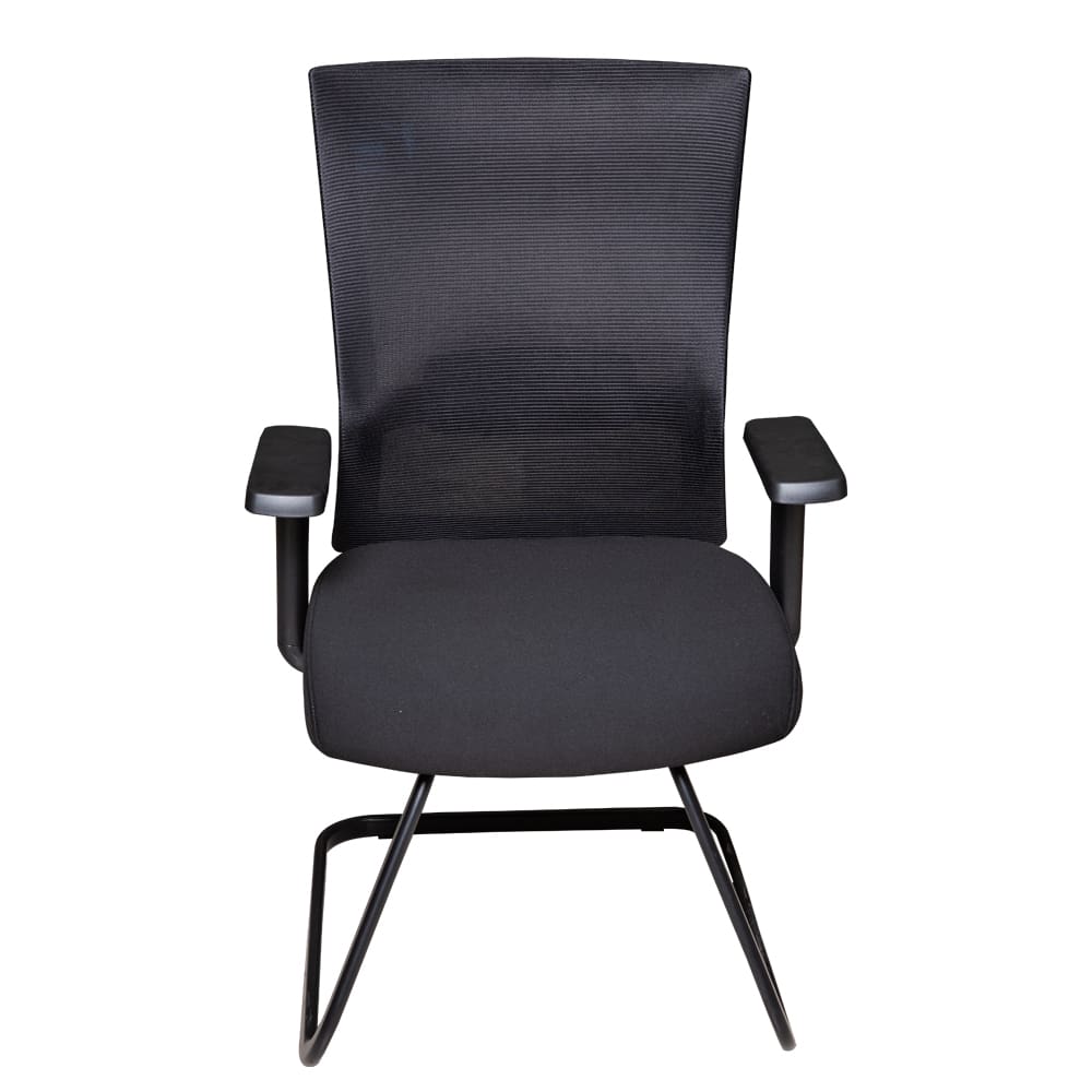 Sunon: Mid Back fabric/Mesh Office Visitor Chair; (62x61x100)cm, Black