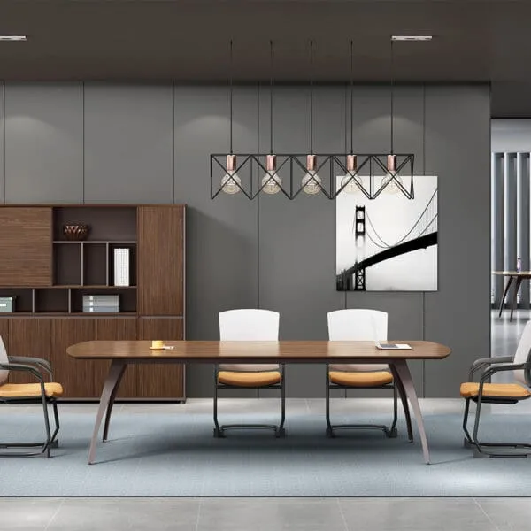 Meeting Table; (240x120x75)cm, Brown Oak/Brown
