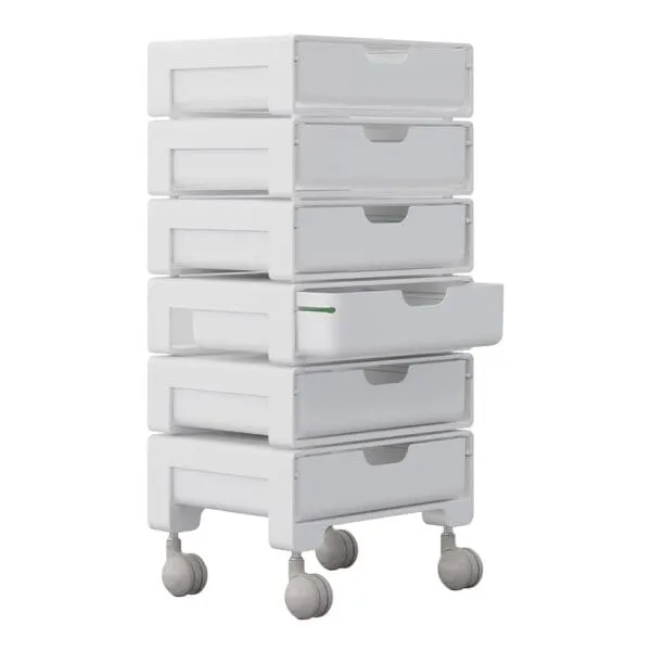 Office Desktop Storage Organizer; (31.8x24.9x11.5)cm, Angel White