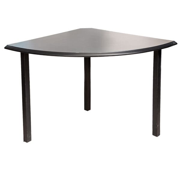Round Conn Top; (835x835x25)mm, Black