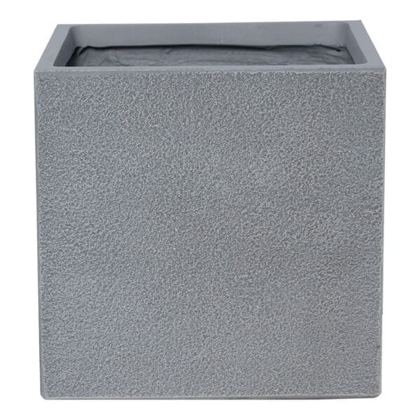 Fibre Clay Pot: Small; (25x25x25)cm, Antique Grey