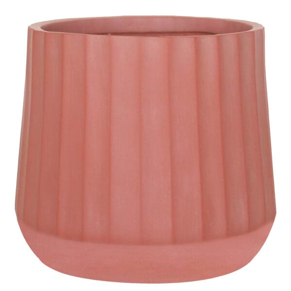 Fibre Clay Pot: Small; (28x28x25)cm, Wash Terracotta