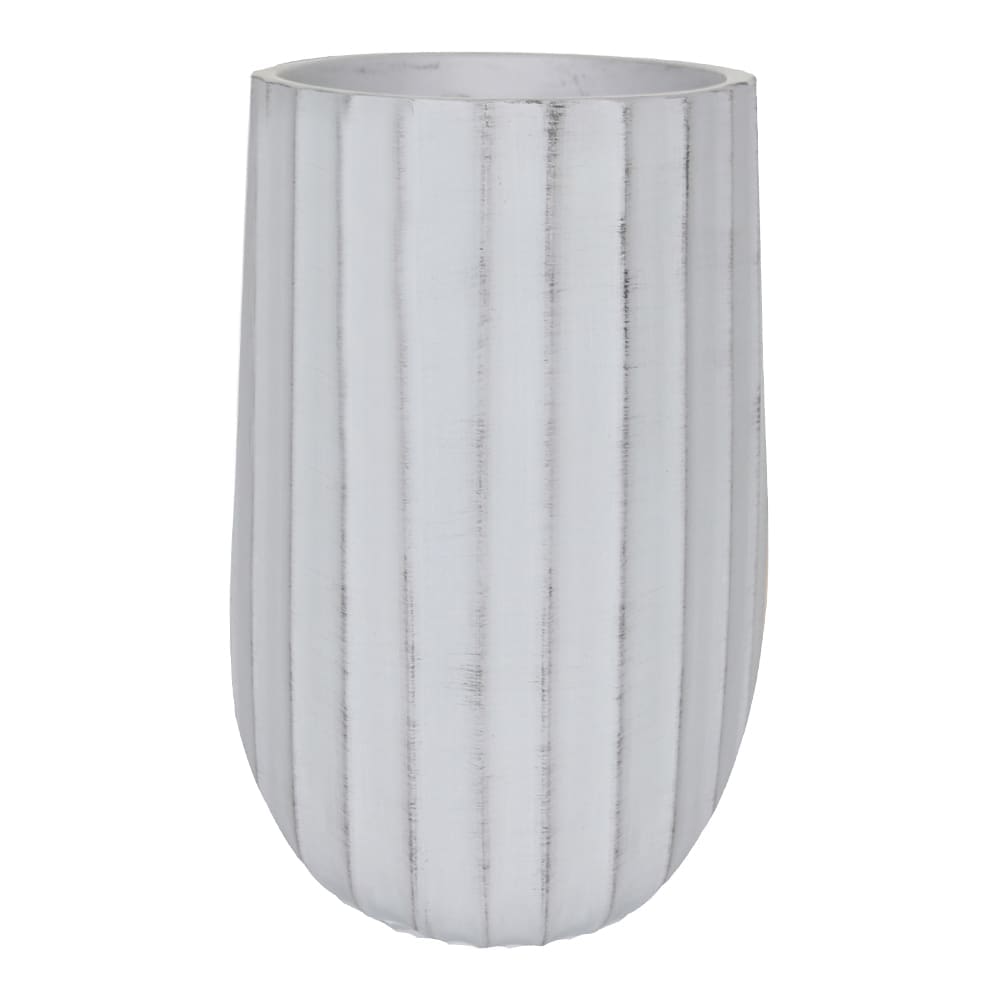 Fibre Clay Pot: Medium; (35x35x55)cm, Light Grey 1 Fibre Clay Pot: Medium; (35x35x55)cm, Light Grey