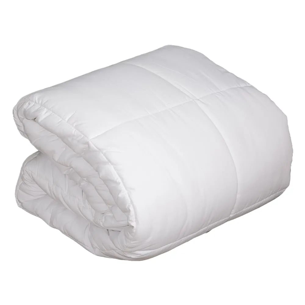 Domus: Super King Duvet 1pc 7.5TOG 120GSM; (220x260)cm, White
