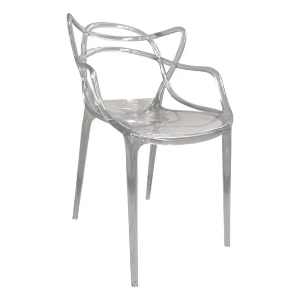 Plastic Relax Chair With Arm Rest; (55.5x53.5x83)cm