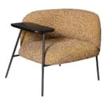 Fabric Relax Chair; (90x79x86cm), Yellow