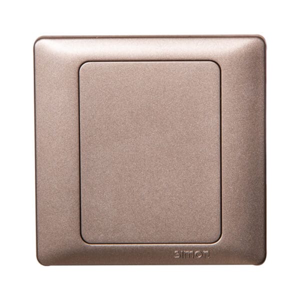 Simon Socket Cover Plate, Matt Black