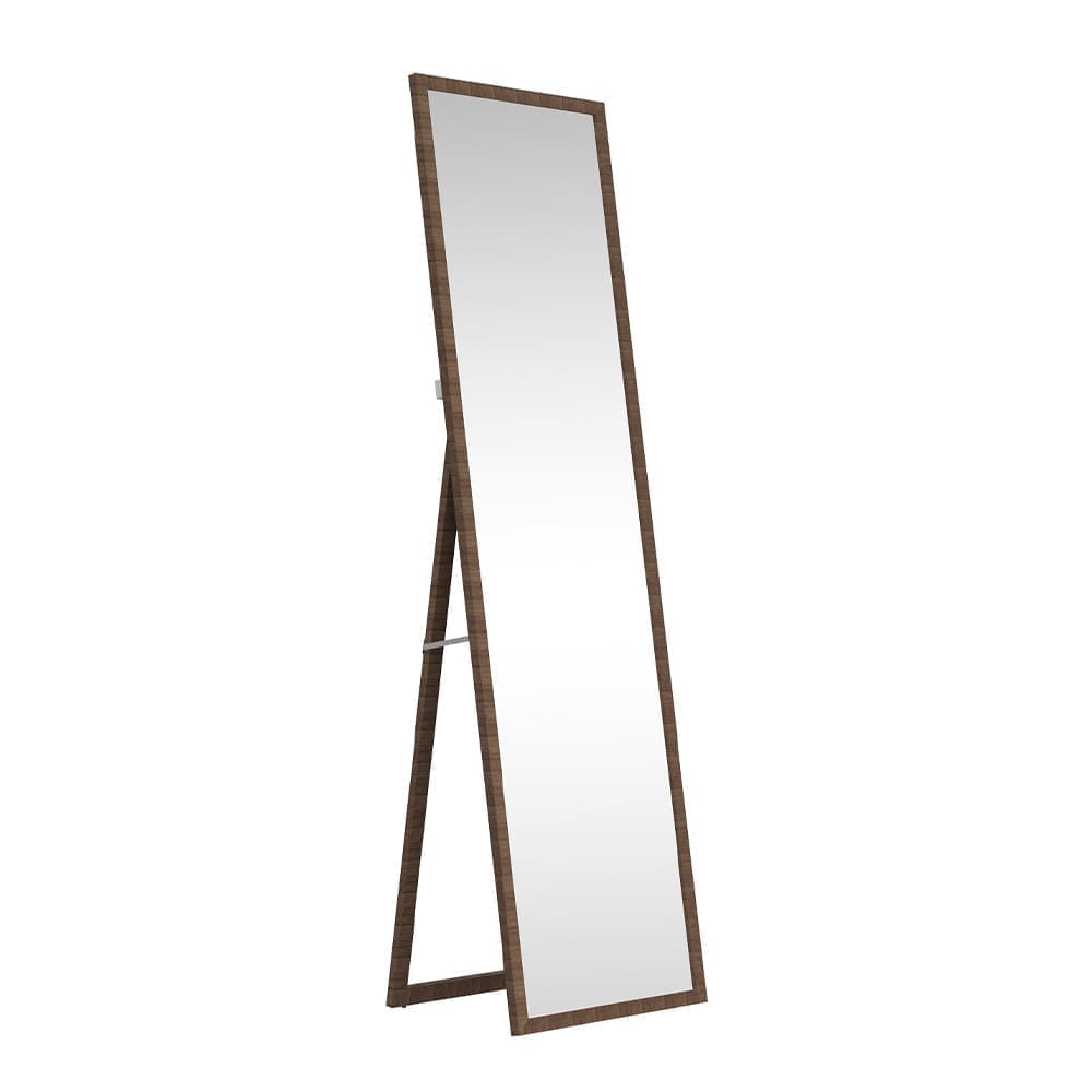 Domus: Standing Mirror With Frame; (40x150)cm, Brown 1 Domus: Standing Mirror With Frame; (40x150)cm, Brown