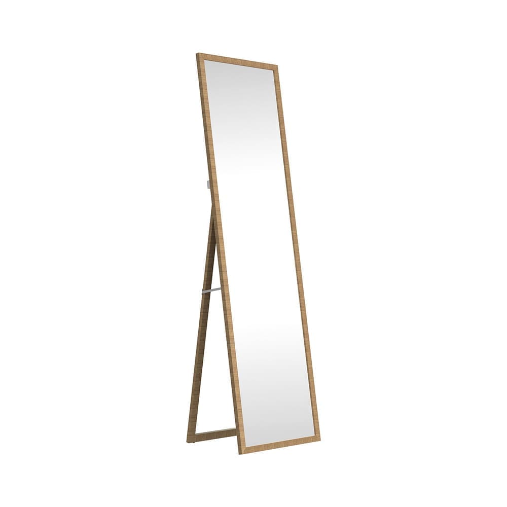 Domus: Standing Mirror With Frame; (40x150)cm, Natural