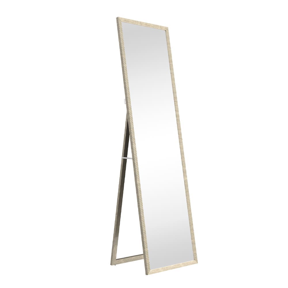 Domus: Standing Mirror With Frame; (40x150)cm, Silver