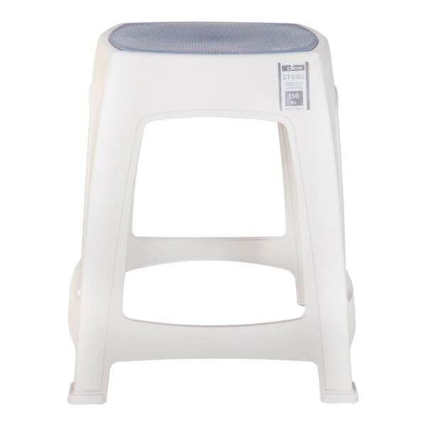 Cafe Stool, Soft Grey/Dark Grey