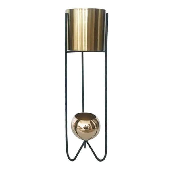 Domus: Flower Pot With Stand; Medium (16x16x61)cm