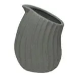 Decorative Ceramic Vase; (12.8x8x17.3)cm, Grey