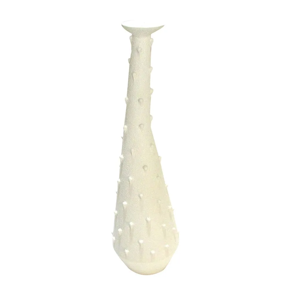 Decorative Ceramic Vase; (15.2x15x52.6)cm, White