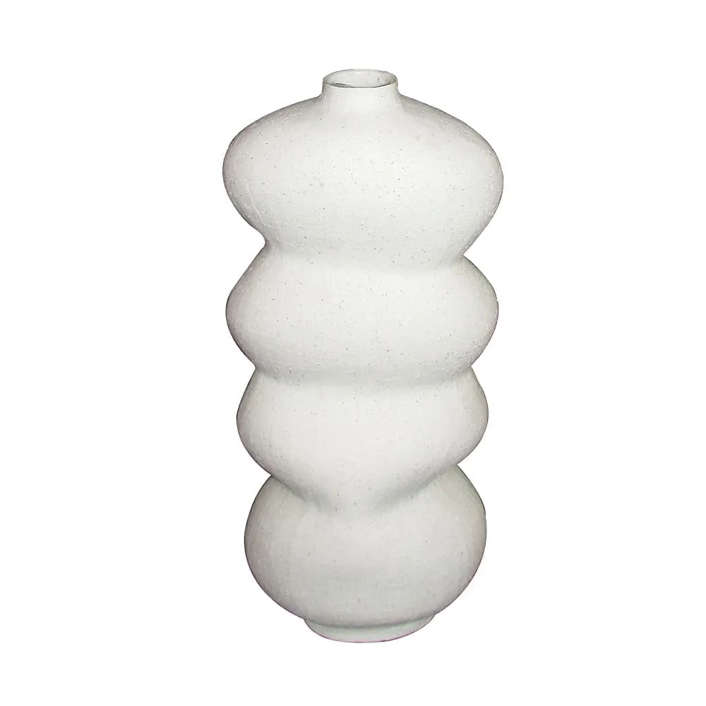 Decorative Ceramic Vase; (22.4x15.7x49.5)cm, White