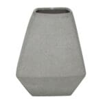 Decorative Ceramic Vase; (14.4x13.3x17.7)cm, Grey
