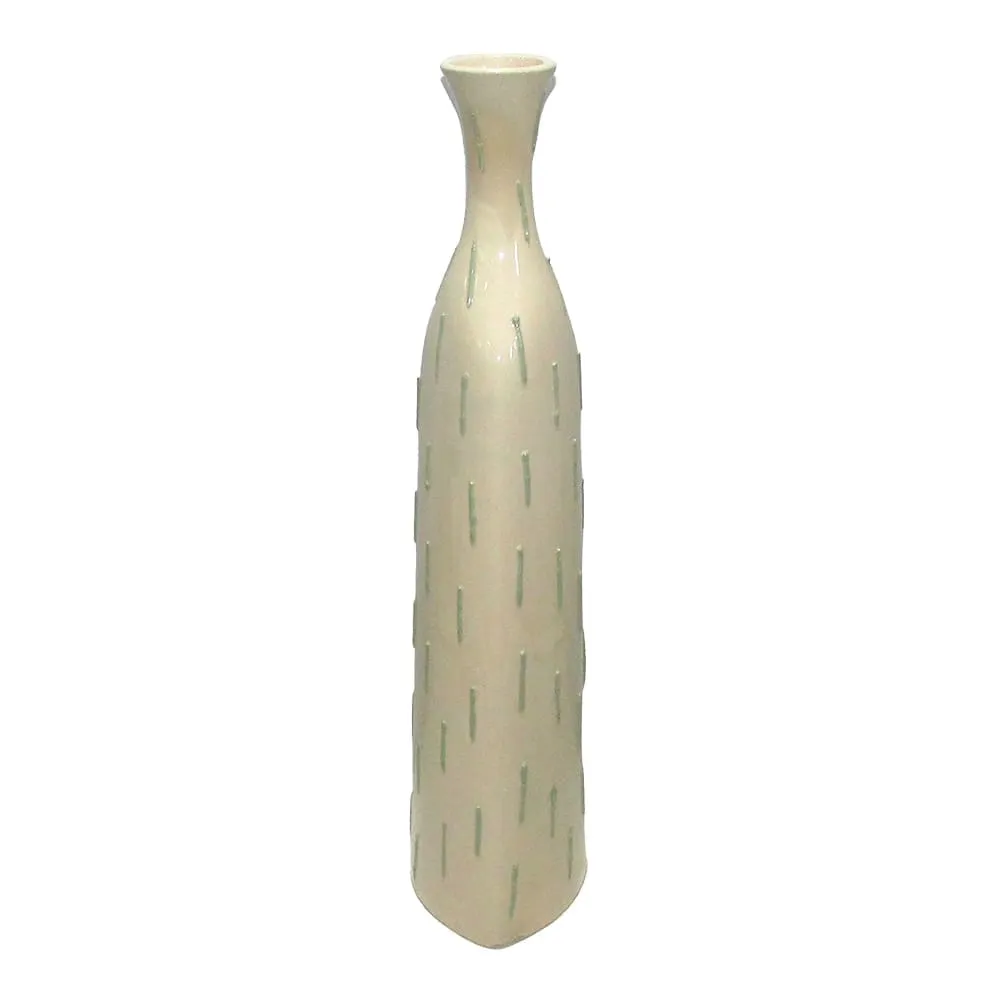 Decorative Ceramic Vase; (11x11x50)cm