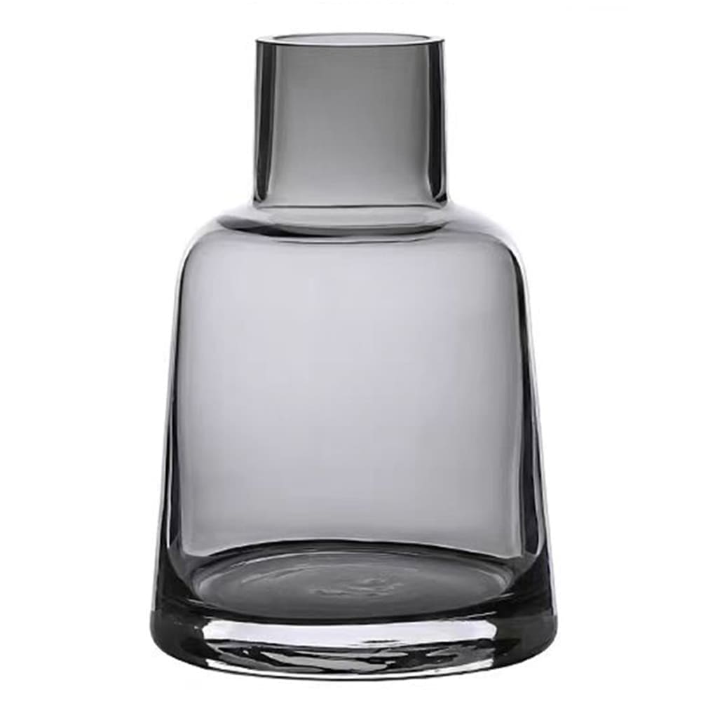 Tapper Glass Vase A; (4.3x9.2x13 Tapper Glass Vase A; (4.3x9.2x13.4)cm, Smoky