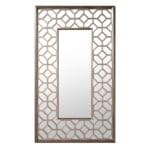 Decorative Rectangular Wall Mirror + Frame; (70x100)cm