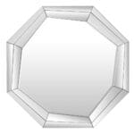 Decorative Octagon Wall Mirror + Frame; (60x90)cm
