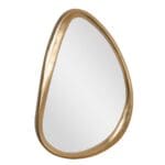 Decorative Teardrop Wall Mirror + Frame; (60x90)cm