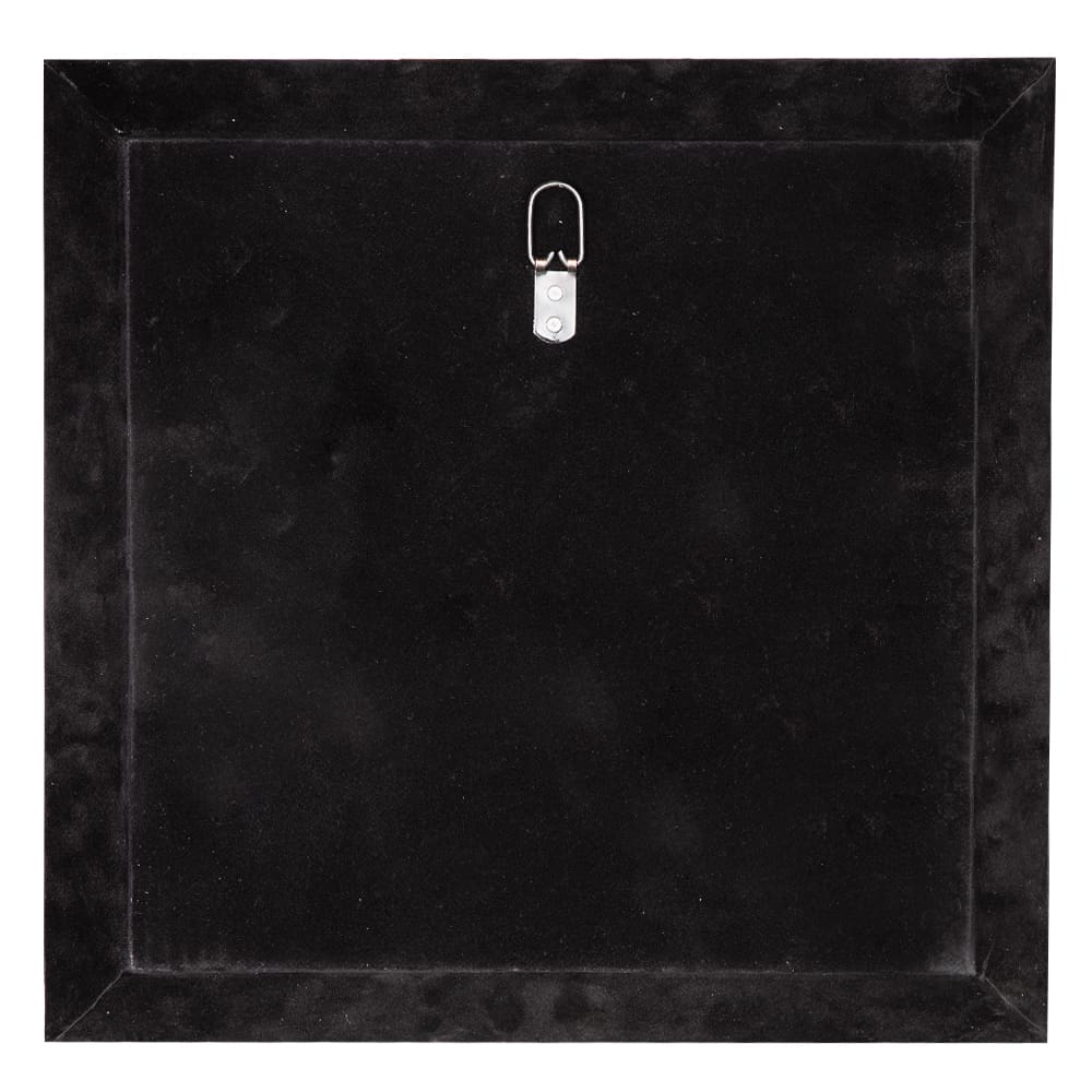 Square Wall Mirror With Frame; (40x40)cm, Orange