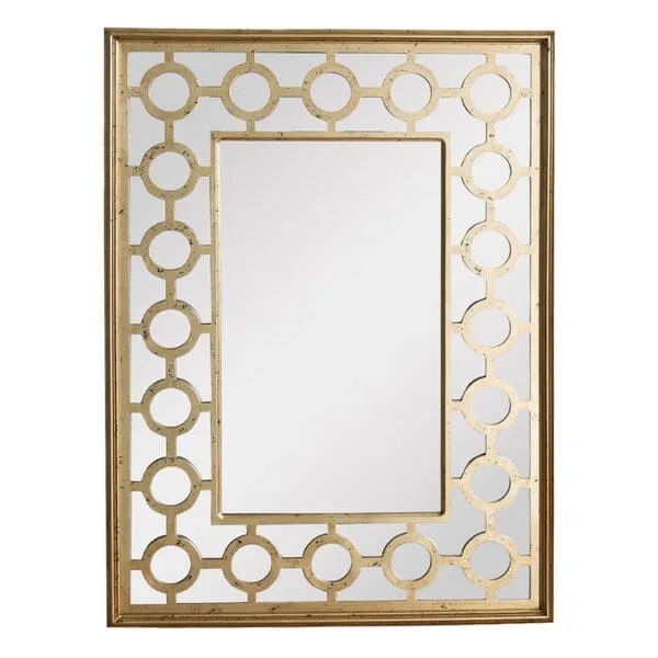 Decorative Wall Mirror With Frame; (114x84x3.5)cm