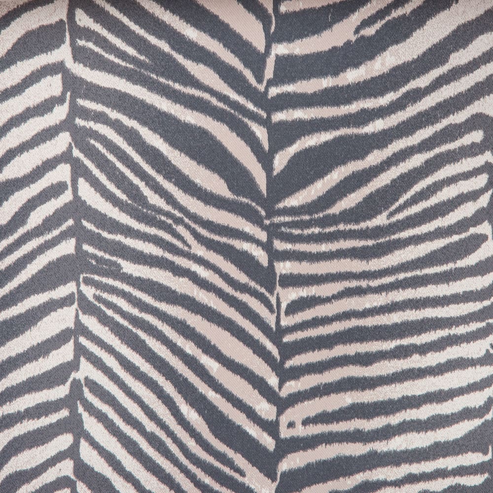 FERRI: Zebra Pattern Furnishing Fabric; 140cm, Black/White