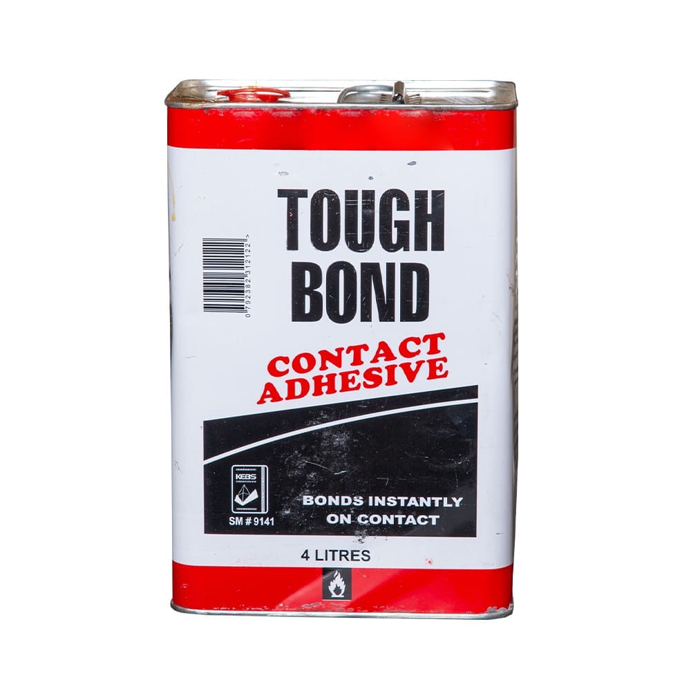 Tough Bond: Contact Adhesive; 4 Litres 1 Tough Bond: Contact Adhesive; 4 Litres