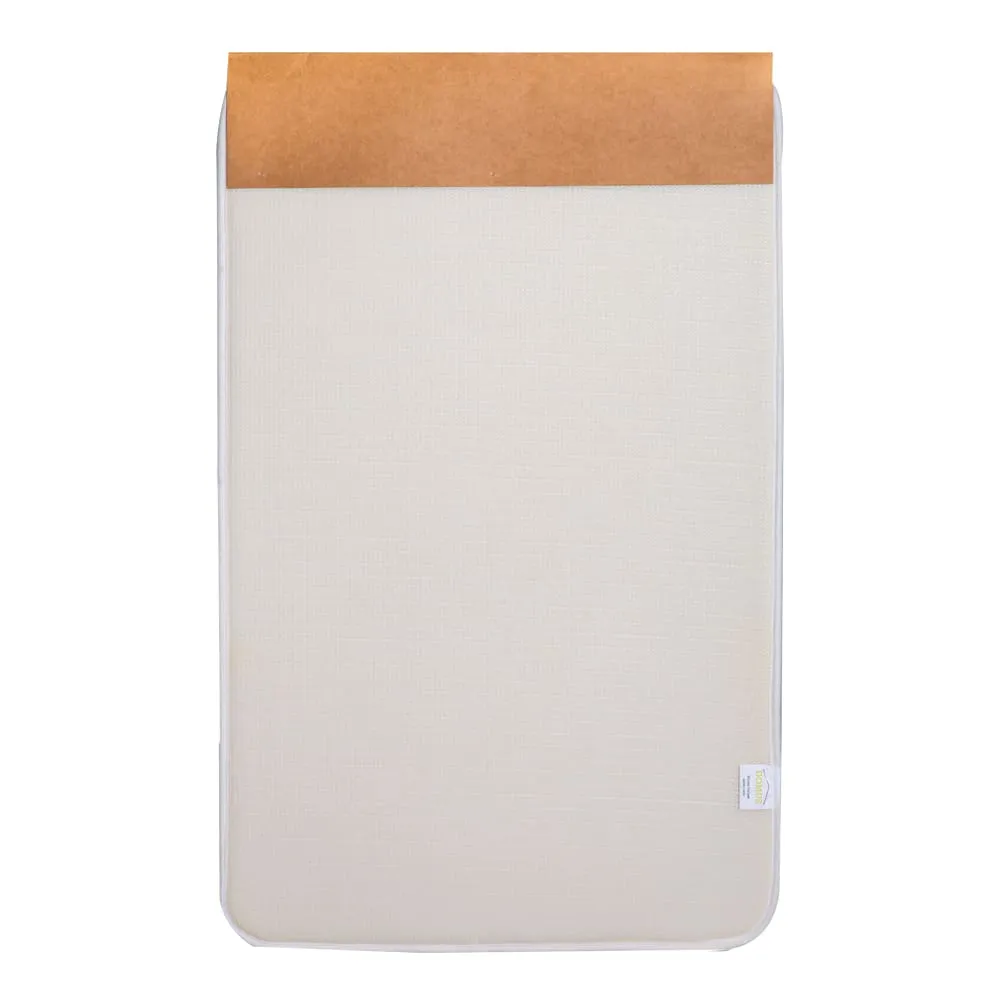 Domus: Velvet Grid Bath Mat; (50x80)cm, Light Beige