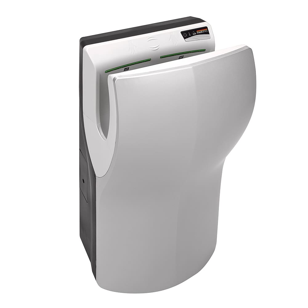 DualFlow Plus Automatic Hand Dryer, Satin finish