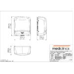 Mediclinics: Optima Automatic Hand Dryer, Black