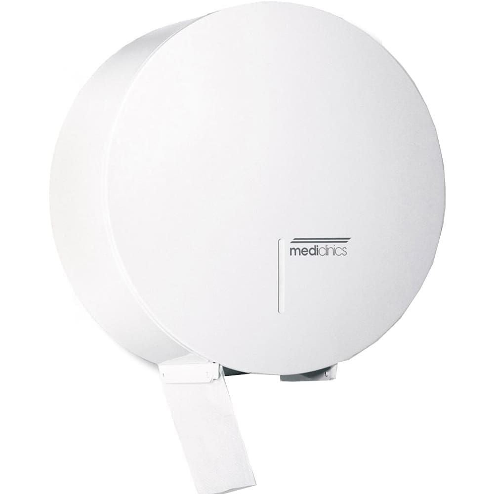 Mediclinics: Toilet Roll Dispenser; (25x12.5)cm, White Epoxy